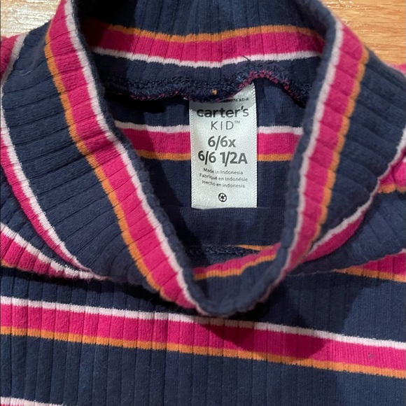 Girl’s Carter’s Striped Dress - Picture 3 of 3